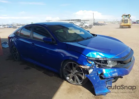 2020 Honda Civic Sport z USA, uszkodzony, nr VIN 2HGFC2F86LH582214